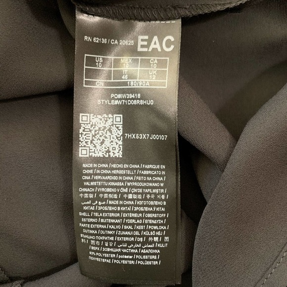 NWT GUESS Black Studded Lita Flyaway Midi Skirt - Picture 10 of 10